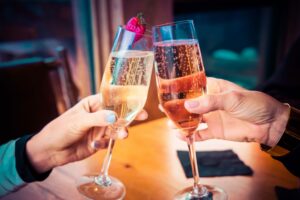 Schuimwijn bubbels cava prosecco sekt champagne alcoholvrij feest event receptie beurs wit rosé rose