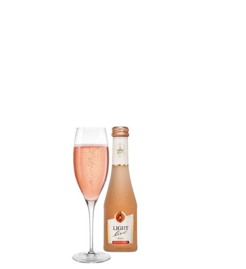 schuimwijn rosé rose cava champagne sekt prosecco alcoholvrij zonder alcohol fles glas klein 20cl caloriearm weinig zonder calorieën 20cl horeca