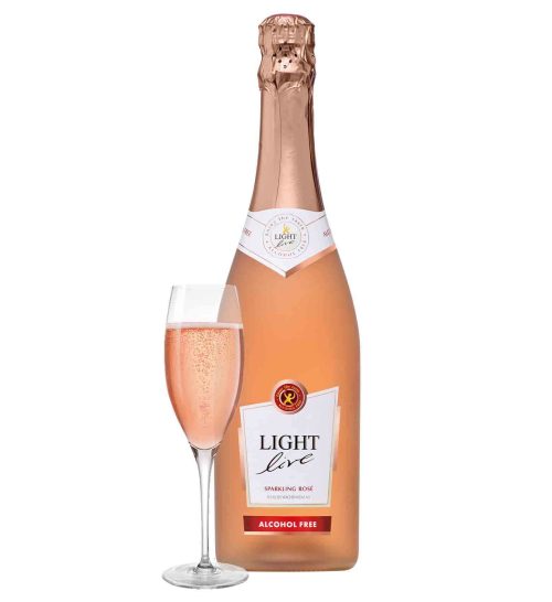 schuimwijn rosé rose cava champagne sekt prosecco alcoholvrij zonder alcohol fles glas klein 20cl caloriearm weinig zonder calorieën 75cl