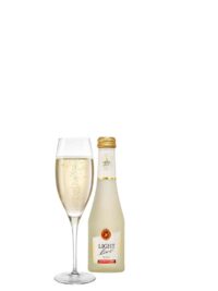 schuimwijn wit cava champagne sekt prosecco alcoholvrij zonder alcohol fles glas klein 20cl caloriearm weinig zonder calorieën 20cl horeca