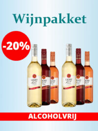 Proefpakket Wijn proeven testen alcoholvrij korting -20%