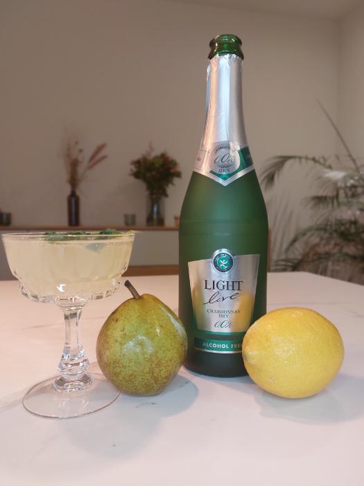 Sparkling Pear Mocktail