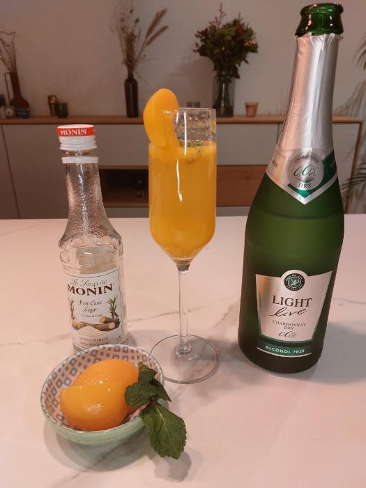 Virgin Peach Bellini